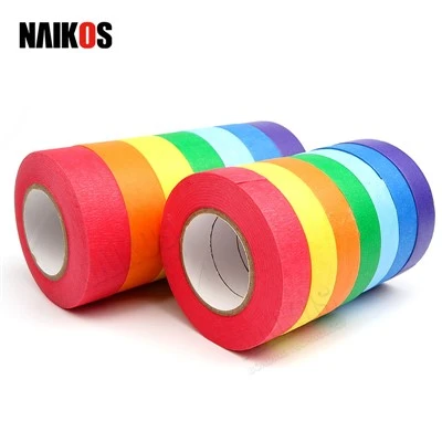 Levendige regenboogkleurplakbandtape